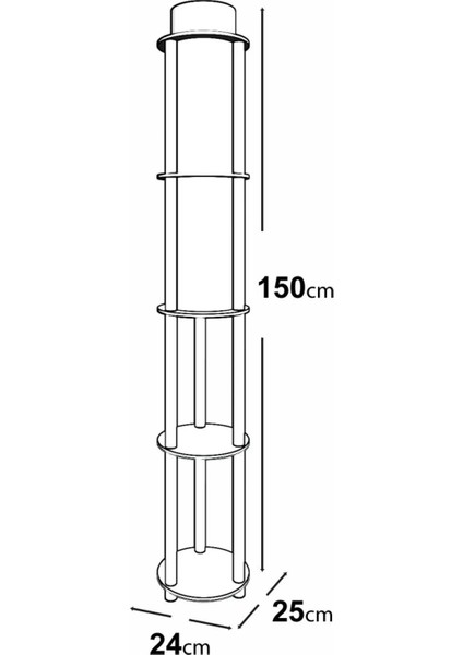 Iç Içe Modern Ahşap Ayaklı Dekoratif Aydınlatma, Şık ve Kullanışlı Tasarım fırsatları