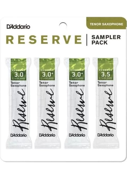 Tenor Saksafon Kamışı Sampler Paketi, 3,0 ve 3,5 Numara Seçenekleri