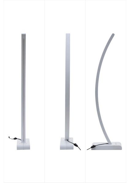 Ahşap LED Lambader, Ayaklı, Şık ve Modern Dekorasyon Parçası modelleri
