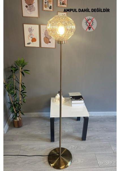 Cam Bal Rengi Ince Gövdeli Modern Lambader, Oturma Odası Için Şık Aydınlatma Seçeneği fiyatları