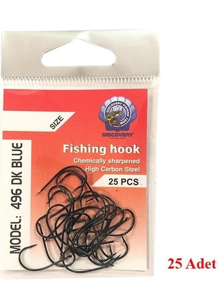 Discovery 496 Koyu Mavi Olta Iğnesi No:05 25 Adet