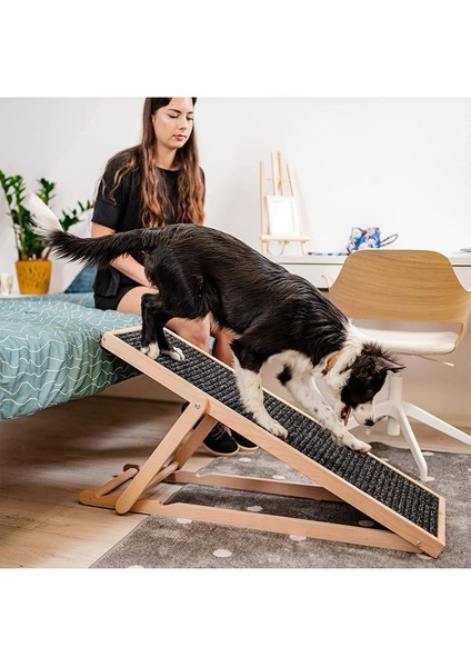 Ayarlanabilir Konforlu Köpek Rampası, Pratik ve Rahat Kullanım