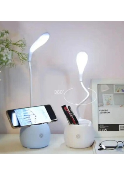 Renkli Dokunmatik USB Şarjlı Masa Lambası, Şık ve Kullanışlı Tasarım