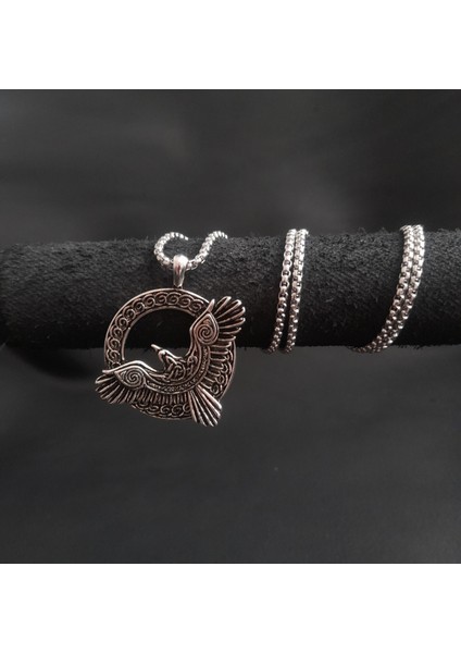 Iskandinav Mitoloji Kartal Figürlü Kolye