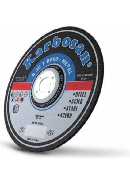 180MM Metal Kesici Taşlama Taşı, Dayanıklı ve Güçlü Kesim Aracı