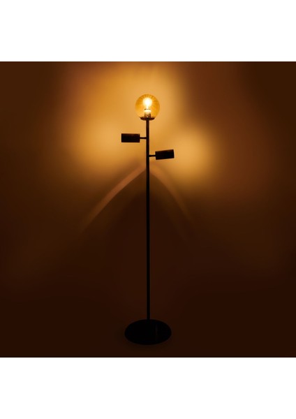 Şık Coir Lambader - Siyah/kahverengi - 150 Cm, Modern ve Estetik Aydınlatma fiyatları