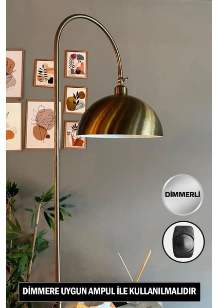 Modern Eskitme Metal Lambader, Hareketli Başlık, Oturma ve Çalışma Odası Için Şık Zemin Işık