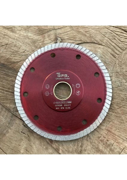 115MM Turbo Ince Granit ve Seramik Kesici, Dayanıklı ve Güçlü Performans