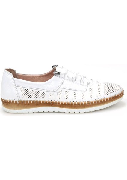Trendi 203 Ortopedik Kadın Deri Günlük Ayakkabı