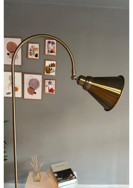 Eskitme Metal Lambader, Hareketli Başlık, Modern ve Şık Zemin Dekoru indirimleri