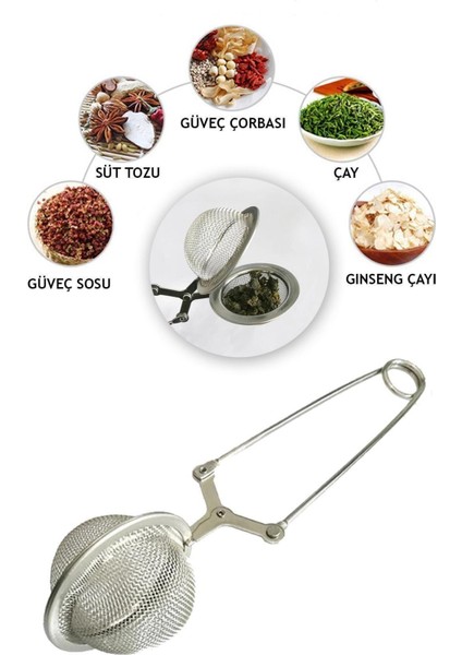 Paslanmaz Çelik Bitki Çayı Demleme Maşa Süzgeci fiyatları