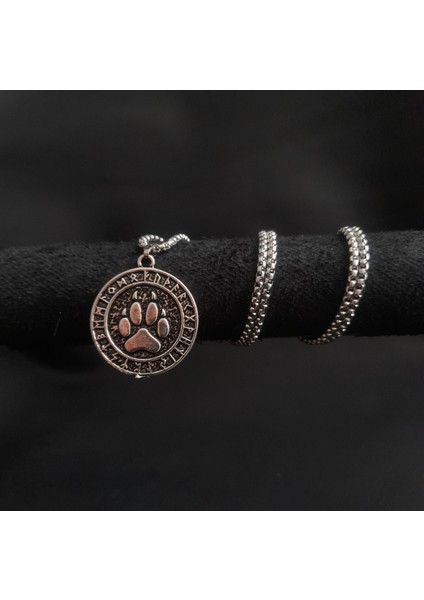 Iskandinav Ayı Pençesi Figürlü Kolye