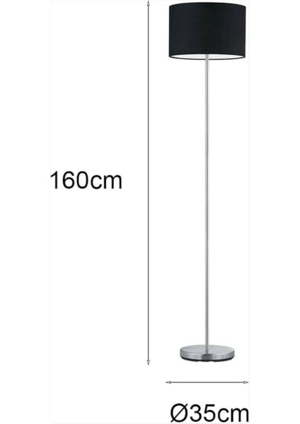 Modern Tasarımlı Şık Metal Zemin Lambası, Dekoratif ve Özel Abajur Detaylı. indirimleri