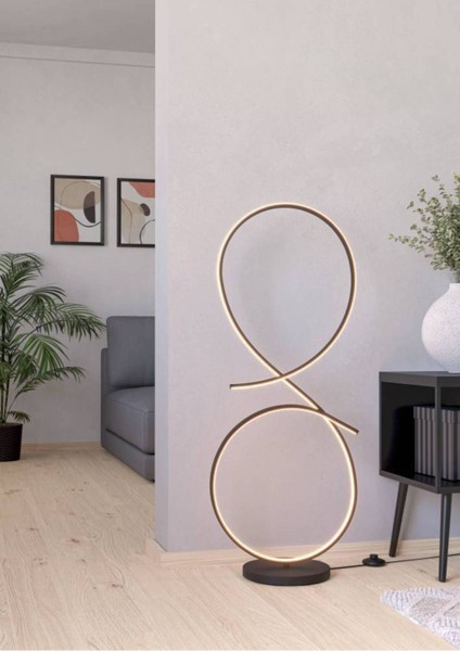 Şık Iç Mekan Köşe Lambası, Siyah, Modern Tasarım, Eşsiz Aydınlatma Keyfi modelleri