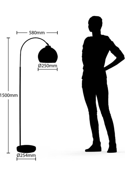 Özel Tasarım Metalik Zemin Lambası, Şık ve Modern Dekoratif Aydınlatma