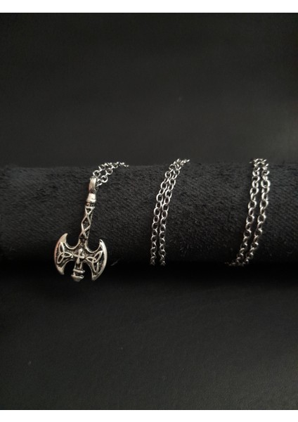 Viking Thor Balta Figürlü Kolye