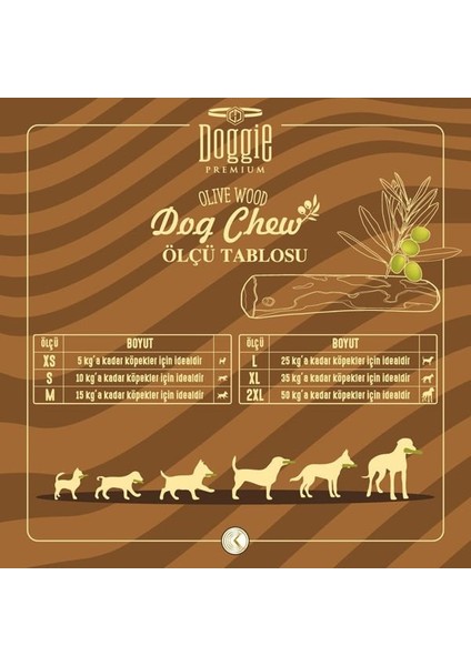 Doğal Zeytin Ağacı Köpek Çiğneme Oyuncağı Xlarg modelleri