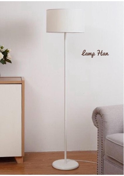 Modern Metalik Abajur, Şık ve Dekoratif Zemin Lambası, Özel Tasarım Lambader