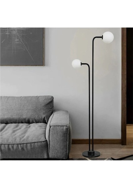 Modern Siyah Minimalist Lambader, Iki Cam Ampul ile Şıklık Katıyor fiyatları