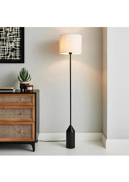 Modern Tasarımlı Siyah Kumaş Şapkalı Lambader, Şık ve Zarif Aydınlatma Seçeneği fiyatları