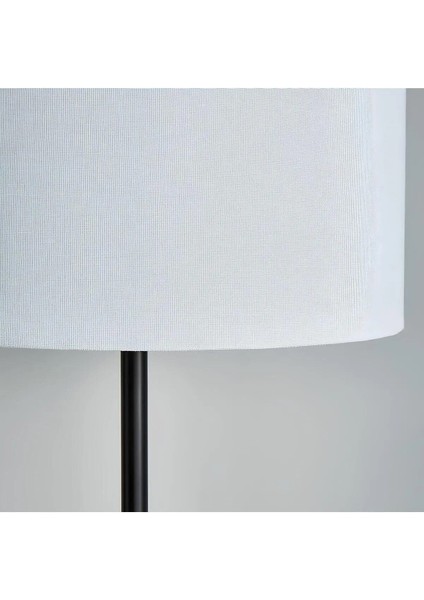 Modern Tasarımlı Siyah Kumaş Şapkalı Lambader, Şık ve Zarif Aydınlatma Seçeneği fırsatları