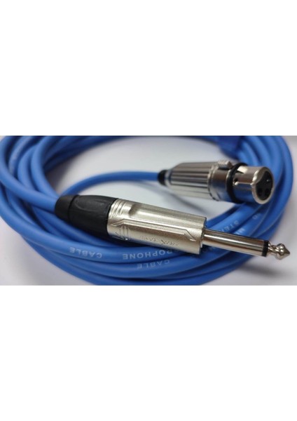 5 Metre Mikrofon Sinyal Kablosu Xlr ve Çivi Jak ile Güçlü Bağlantı fırsatları