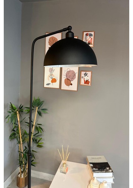 Modern Hareketli Siyah Metal Zemin Lambası, Oturma ve Çalışma Odası Dekoru Için. fiyatları