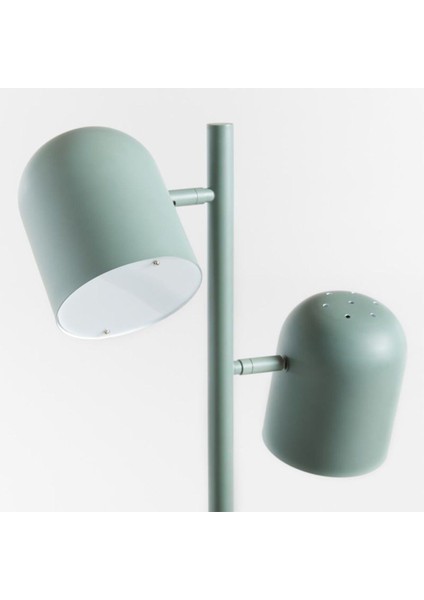 Modern Çift Başlı Metalik Zemin Lambası, Şık ve Özel Tasarım Lambader fırsatları