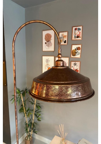 Kahverengi Modern Dekoratif Metal Zemin Lambası, Oturma ve Çalışma Odası Şıklığı fiyatları