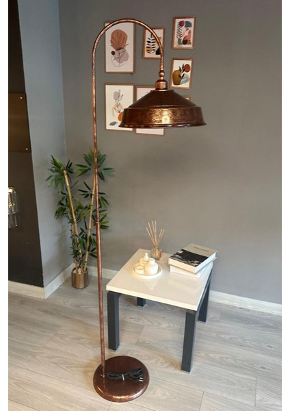Kahverengi Modern Dekoratif Metal Zemin Lambası, Oturma ve Çalışma Odası Şıklığı indirimleri