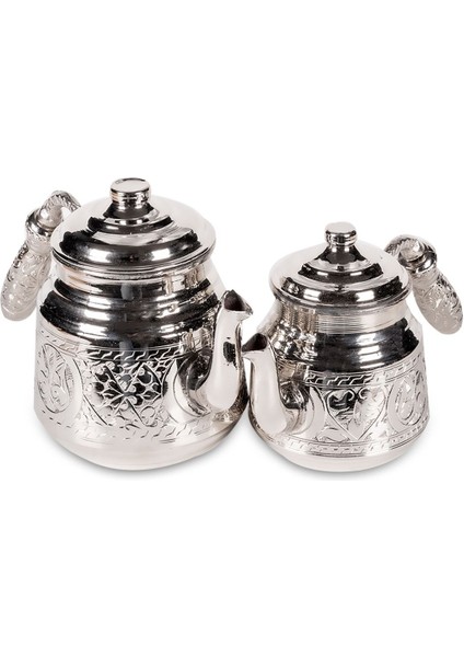 El Işlemesi Bakır Çaydanlık, Şık ve Zarif Tasarım ile Sıcaklık ve Şıklık Sunar modelleri