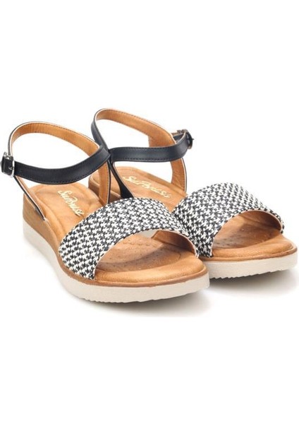 Sprs 03184 Ortopedik Kadın Günlük Sandalet
