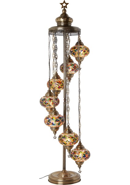 El Yapımı Mozaik Taşlı Ayaklı Otantik Dekor Lamba Takım, Şık ve Özgün Tasarım fiyatları