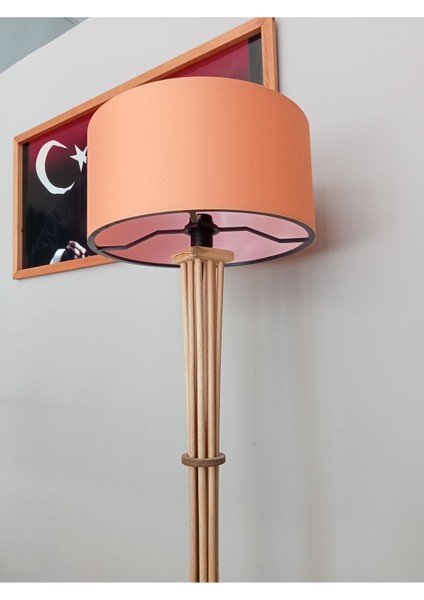 Turuncu Ahşap Lamba, Şık ve Doğal Tasarım, Ev Dekorasyonu Için Ideal Seçim indirimleri