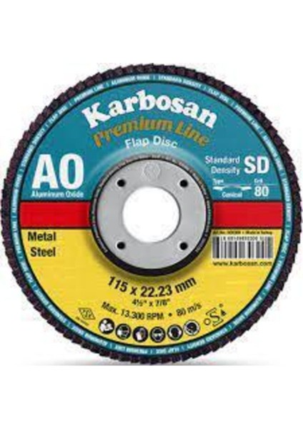 180MM 80KUM Ao Premium Line Flaap Disk, Dayanıklı ve Yüksek Performanslı Araç Aksesuarı