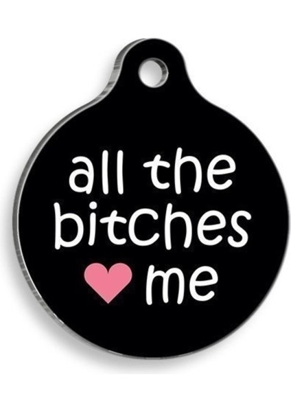 Yuvarlak Kedi ve Köpek Künyesi, 3,8 Cm, Sevimli ve Dayanıklı Takı