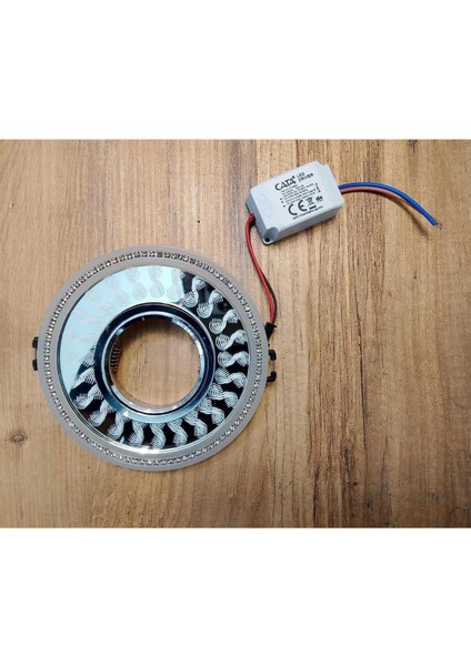 Şeffaf Cam Spot LED Inci 3W GU10 4000K, Modern ve Şık Aydınlatma Ürünü