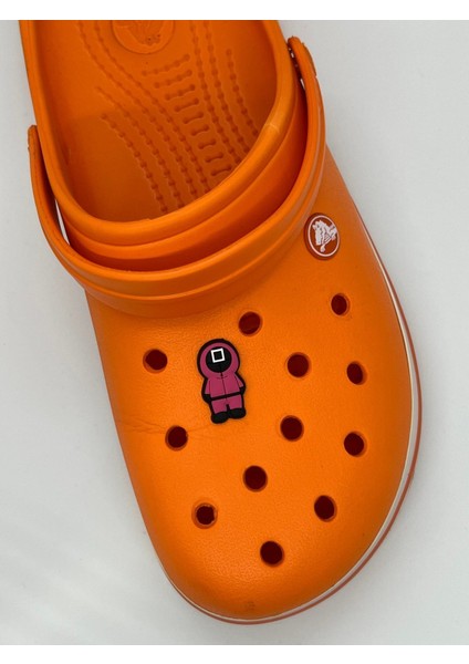 Squid Game Kare Temalı Crocs Süsü