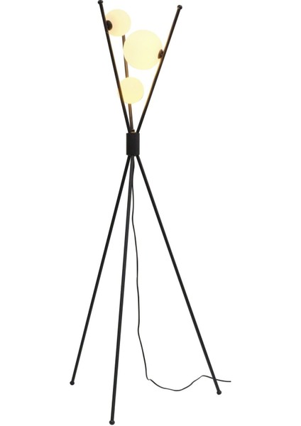 Modern Siyah Lambader, Şık ve Zarif Dekoratif Aydınlatma Parçası