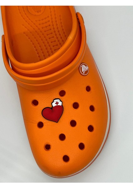 Kalpli Hemşire Kep Temalı Crocs Süsü