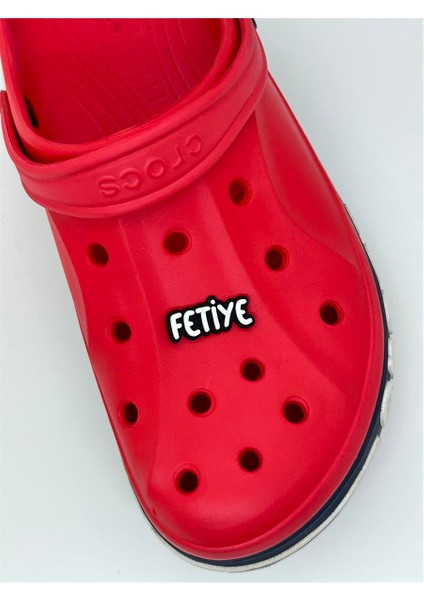 Fetiye Yazı Temalı Temalı Jibbitz Crocs Terlik Süsü