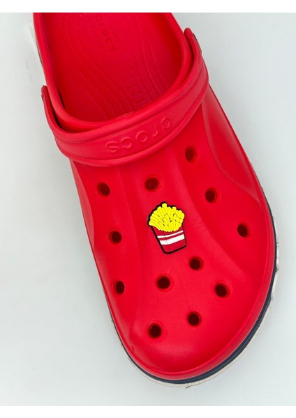 Patates Kızartması Temalı Jibbitz Crocs Terlik Süsü