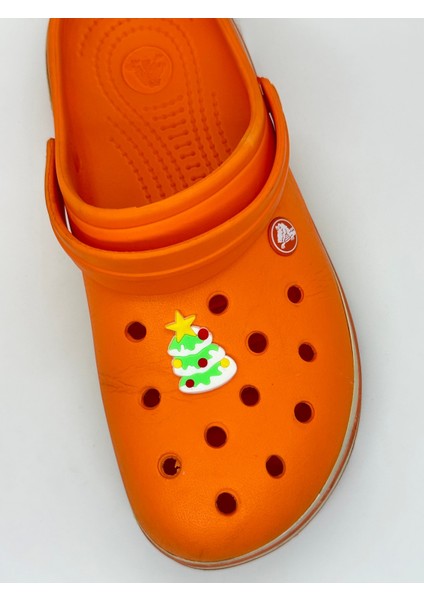 Yılbaşı Çam Ağacı 2 Temalı Jibbitz Crocs Terlik Süsü