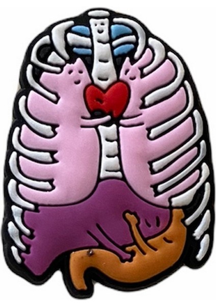 Organlar Temalı Jibbitz Crocs Terlik Süsü