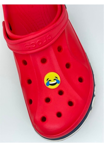Ağlayan Gülücük Emojisi Temalı Jibbitz Crocs Terlik Süsü fırsatları
