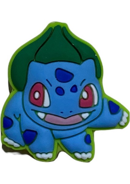 Pokemon Balbazar Temalı Crocs Süsü