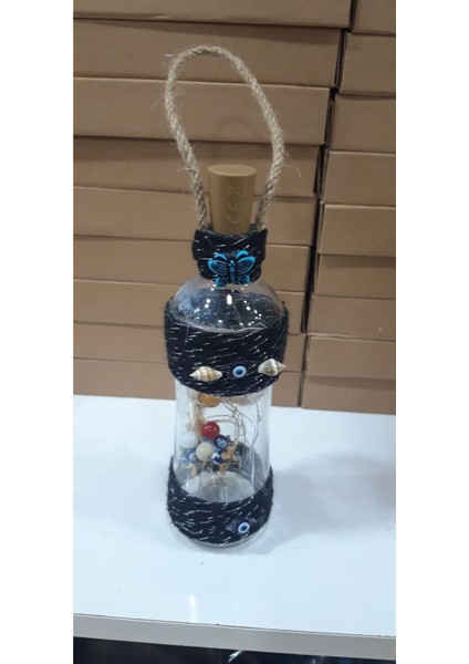 Renkli Hasır Ip Desenli Bahçe Balkon Dekoratif Fanus Işıldak Ledli fiyatları