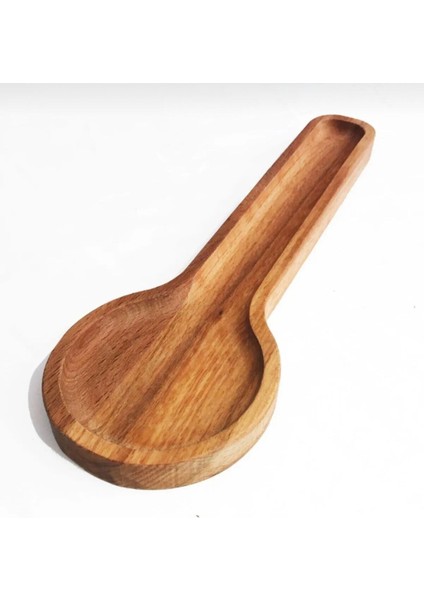 Doğal Gürgen Ahşap Kaşıklık 32X10 Cm, Şık ve Kullanışlı Ev Dekoru
