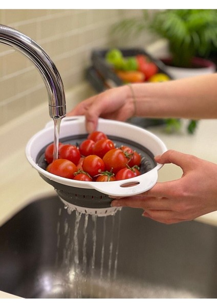 Katlanabilir Çok Amaçlı Süzgeç, Hızlı ve Pratik Kullanım Için Ideal fiyatları