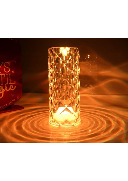 Çok Renkli Şarjlı Dokunmatik Kademeli LED Masa Lambası